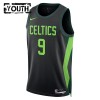 Dres Boston Celtics Derrick White Nike 2024-25 City Edition Crno Swingman - Dječji